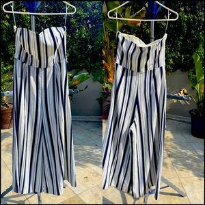 Striped jumpsuit